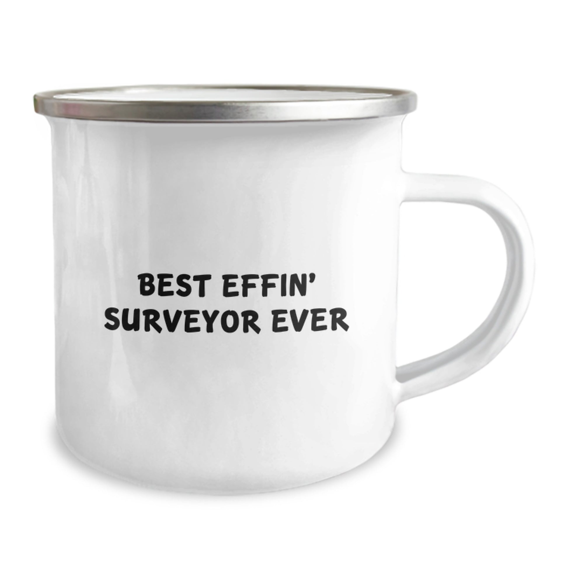 Funny Surveyor Gifts from Men, Unique Valentine's Unique Camping Mug for Surveyor, Best Effin' Surveyor Ever Quote - Image 2