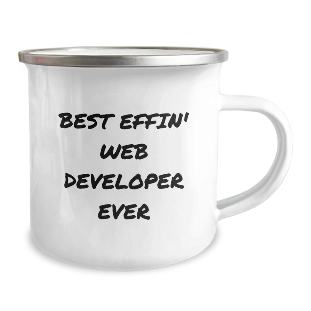 Funny Web Developer Gifts from Friends for the Best Effin' Web Developer Ever - Unique Camping Mug for Dad Mom on Mother's Day - Image 2