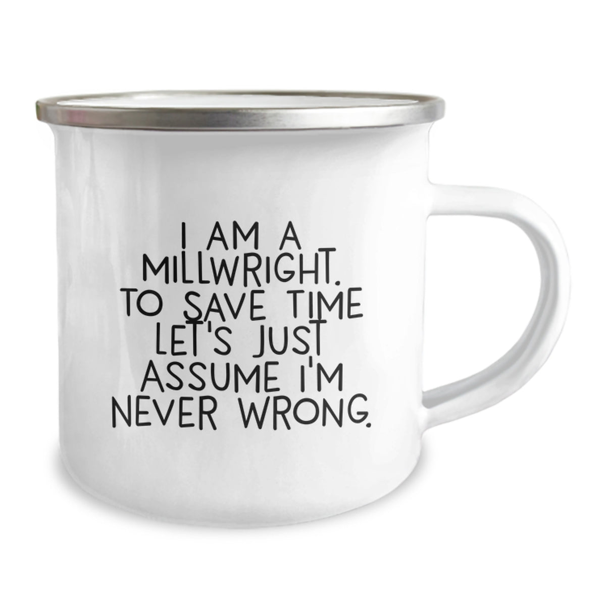 Funny Gifts from Friends for Millwrights, Unique Millwright Camping Mug with Inspirational Quote, Perfect for Graduation Unique Gifts - Image 2
