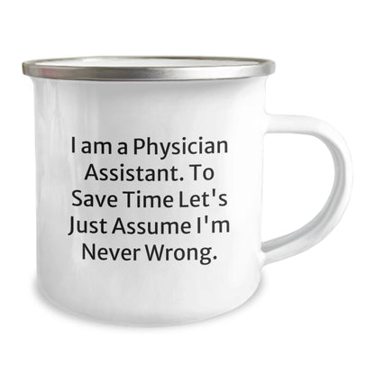 Funny Physician Assistant Gifts, Camping Mugs for Physician Assistant, Valentine's Unique Gifts from Friends for Physician Assistant - Image 2