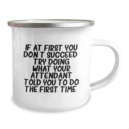 Attendant Camping Mug Funny Quote Gifts from Men for Attendant Friends - Image 2