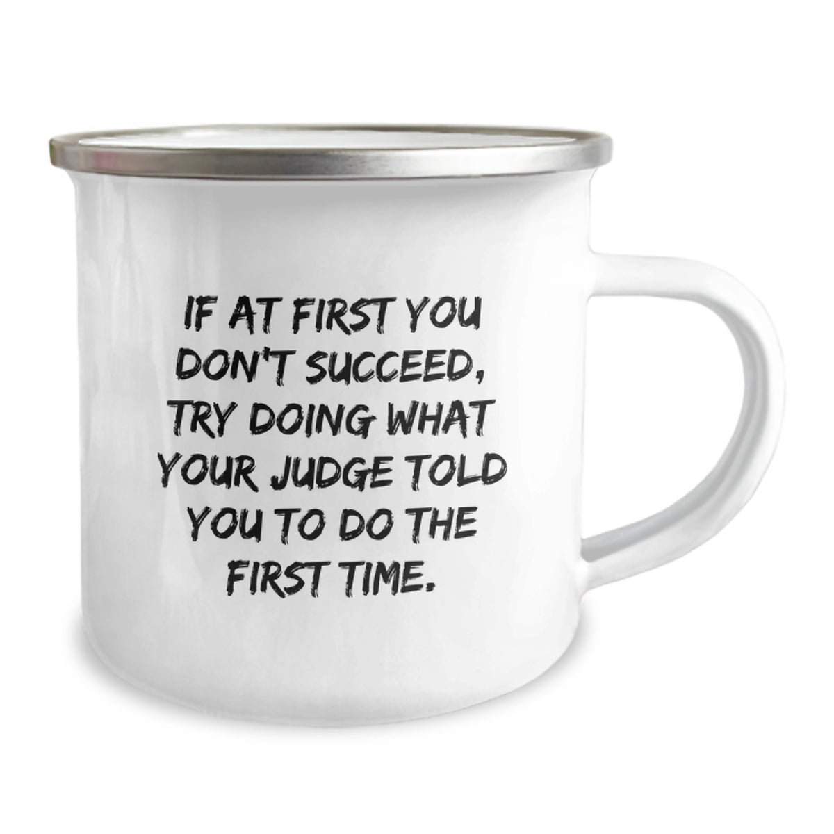 Funny Judge Gifts for Men from Friends, Unique Camping Mug with Inspirational Quote, Perfect Graduation Unique Gifts - Image 2