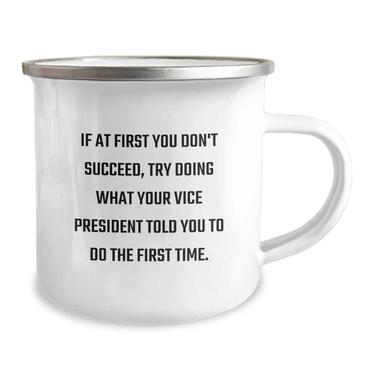 Funny Vice President Gifts from Friends to Vice President Graduation Unique Gifts for Vice President in Stainless Steel Camping Mug - Image 2