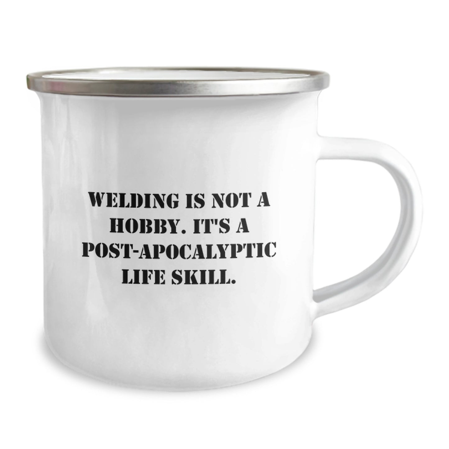 Welding Mugs Funny Quote Gifts from Friends for Birthday, Camping Mug for Welding Enthusiasts, Post-apocalyptic Life Skill - Image 2