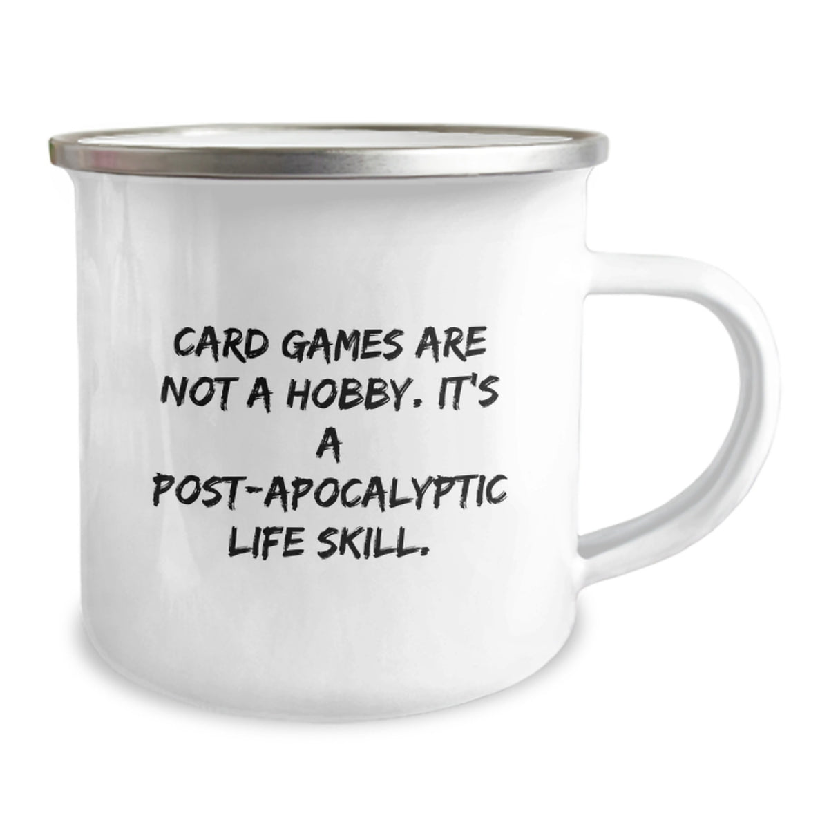 Funny Card Games Gifts for Card Game Enthusiasts, New Grad Card Games Camping Mug from Friends, Unique Camping Mug for Card Game Lovers - Image 2