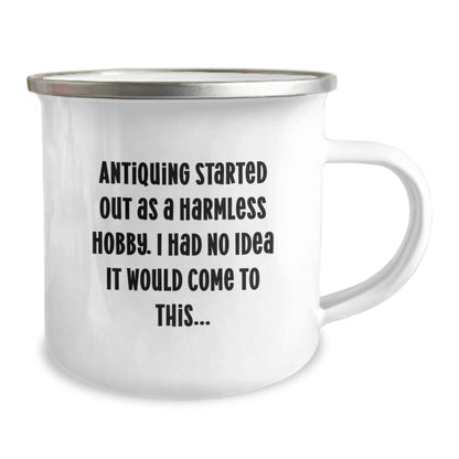 Funny Antiquing Gifts from Dad to Daughter - Camping Mug for Graduation - Image 2