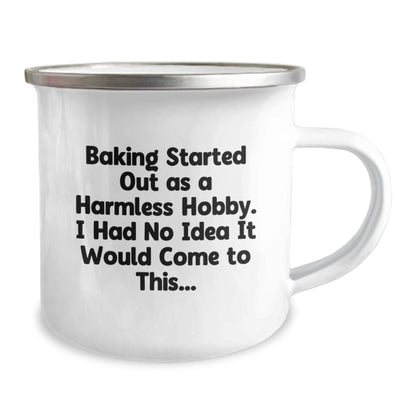 Funny Baking Enthusiast Camping Mug Gifts from Friends for Men Graduation Unique Baking Lovers - Image 2
