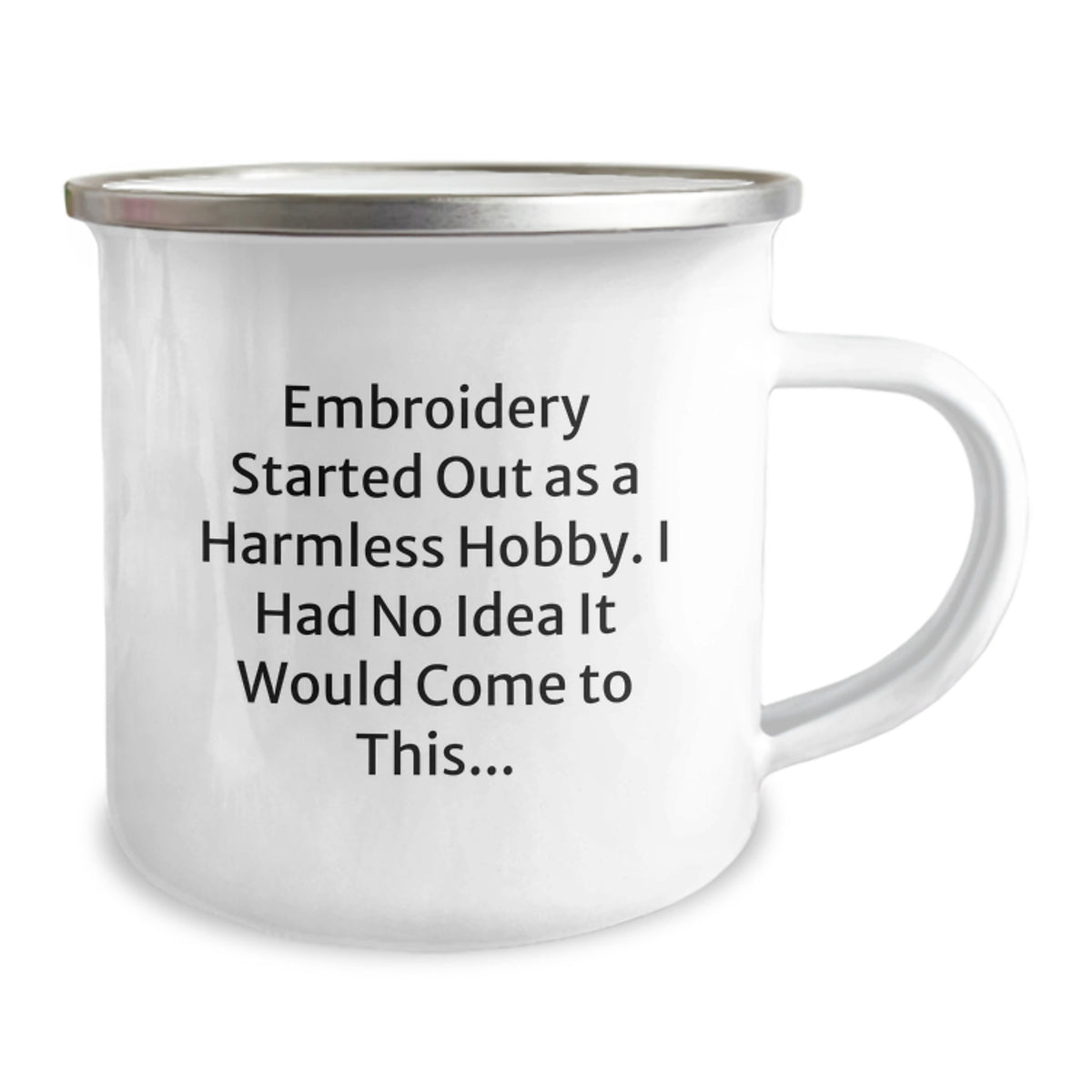 Funny Embroidery Gifts for Men and Women - Camping Mug with Inspirational Quote - Gifts from Friends to Graduation Unique Gifts for Embroidery Enthusiasts - Image 2