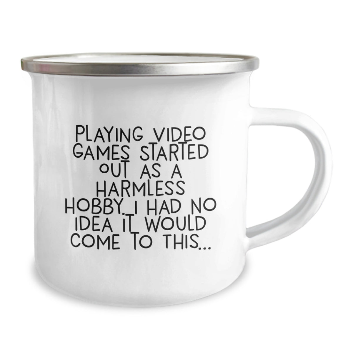Playing Video Games Camping Mug Gift for Him - A Humorous Keepsake - Image 2