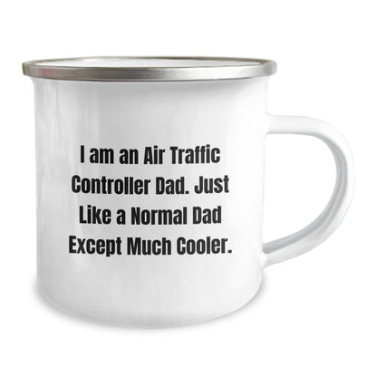 Funny Air Traffic Controller Gifts for Men - I Am An Air Traffic Controller Dad - Unique Birthday Unique Gifts from Dad - Air Traffic Controller Camping Mug - Image 2
