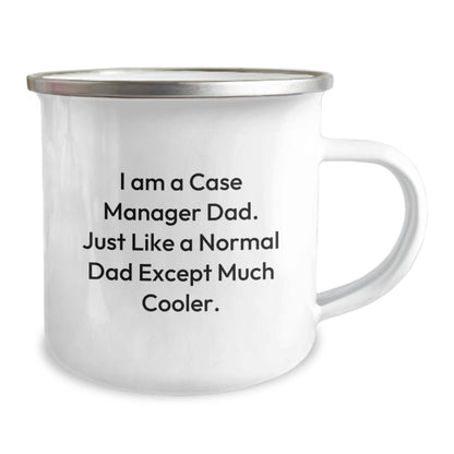 Case Manager Gifts for Dad, Funny Quote Camping Mug, Graduation Unique Gifts, Gifts from Dad to Case Manager - Image 2