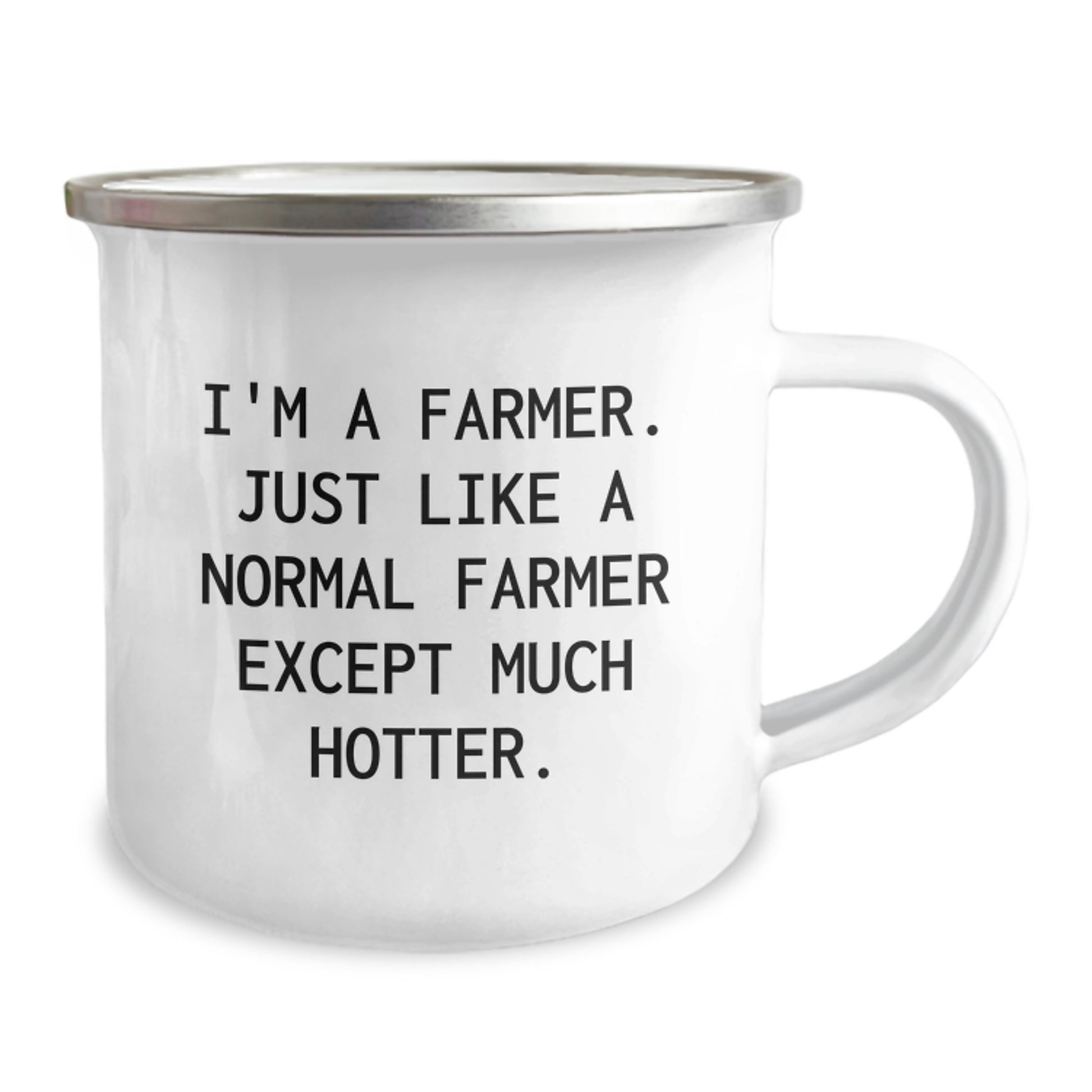 Funny Camping Mug Gifts for Farmer Friends from Family - I'm A Farmer. Just Like A Normal Farmer Except Much Hotter. - Unique Graduation Gift - Image 2
