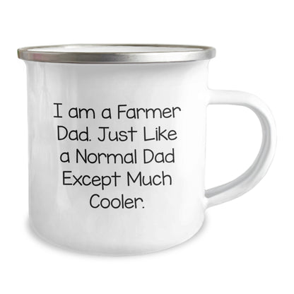 Farmer Dad Funny Camping Mug Gifts for Dad from Family - Graduation Unique Gifts for Men - Image 2