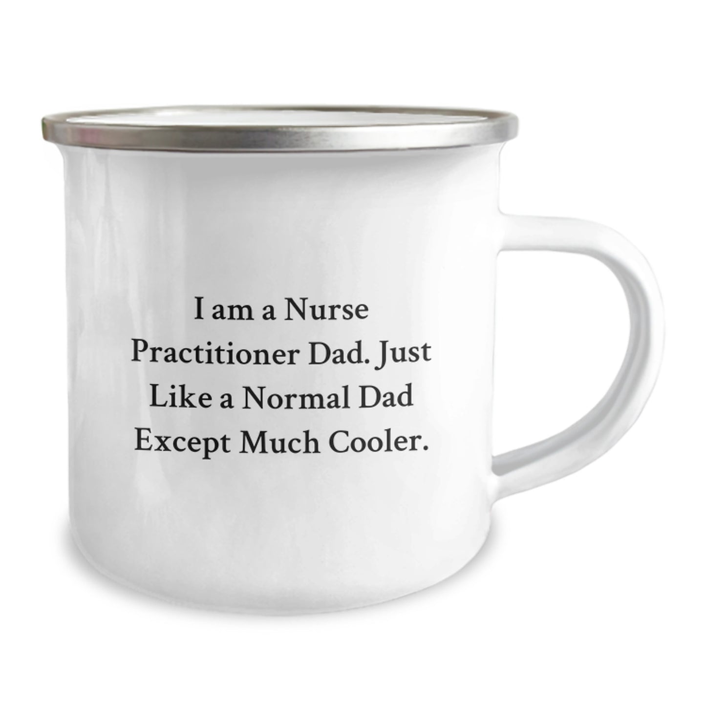 Nurse Practitioner Keepsake Camping Mug Birthday Gift for Him, Cool Dad - Image 2