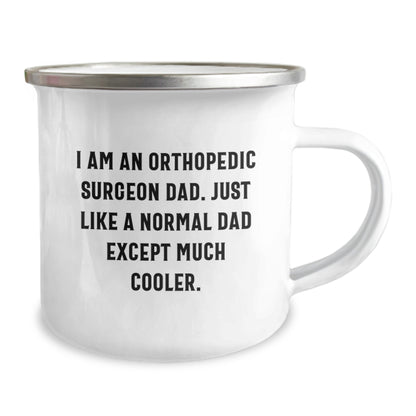 Unique Gifts from Dad, Funny Orthopedic Surgeon Camping Mug, Perfect Graduation Unique Gifts for Men - Image 2