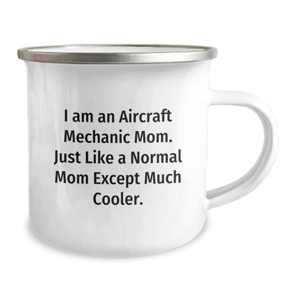 Aircraft Mechanic Keepsake Camping Mug for Him Birthday Gift - Cool - Image 2