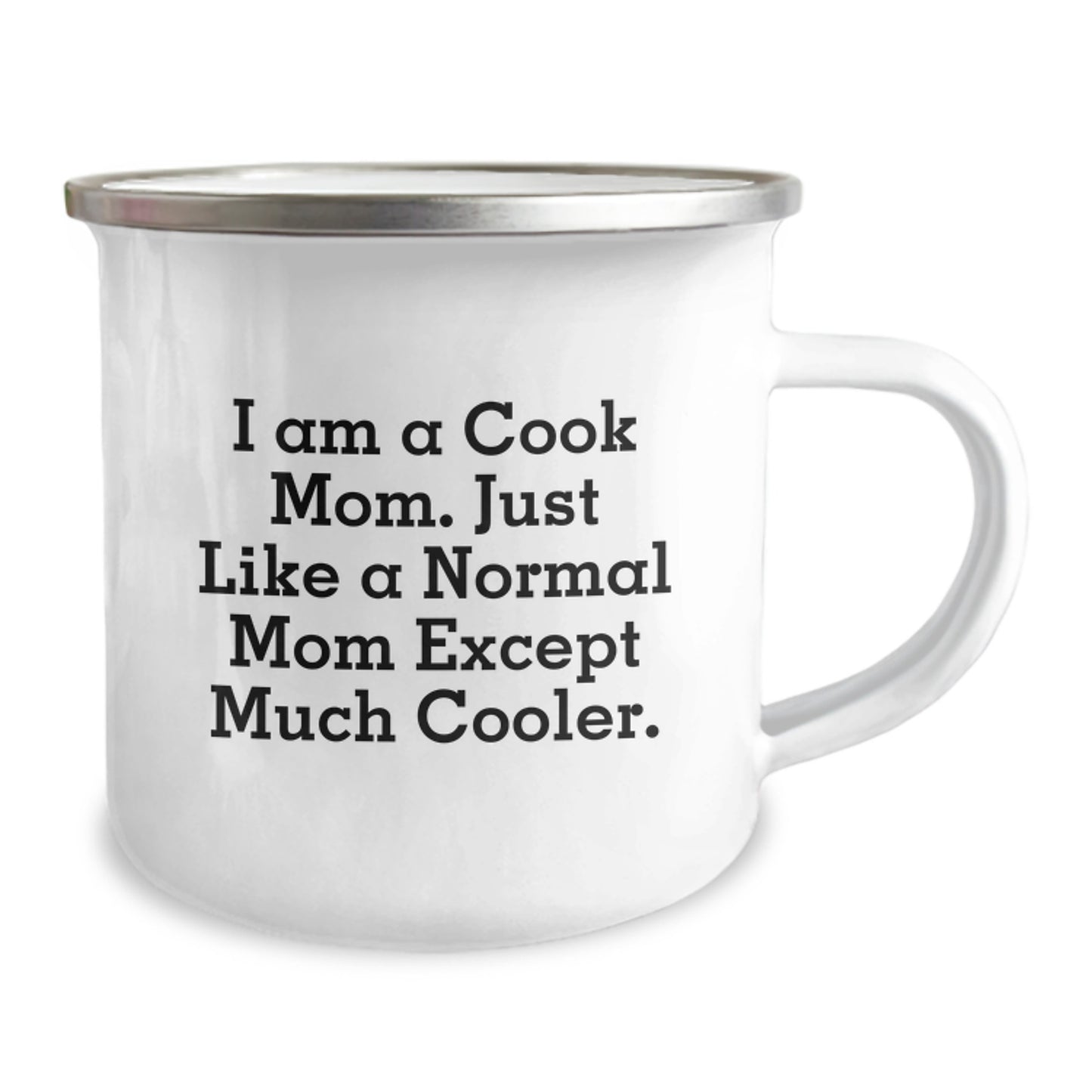 Birthday Gift Keepsake Camping Mug for Him – I Am A Cook Mom - Image 2
