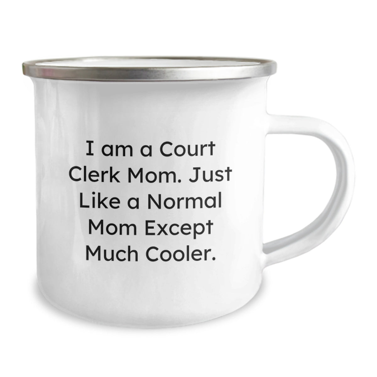 Court Clerk Mom Graduation Unique Gifts for Court Clerks Camping Mug, Funny Quote from Court Clerk Mom - Image 2