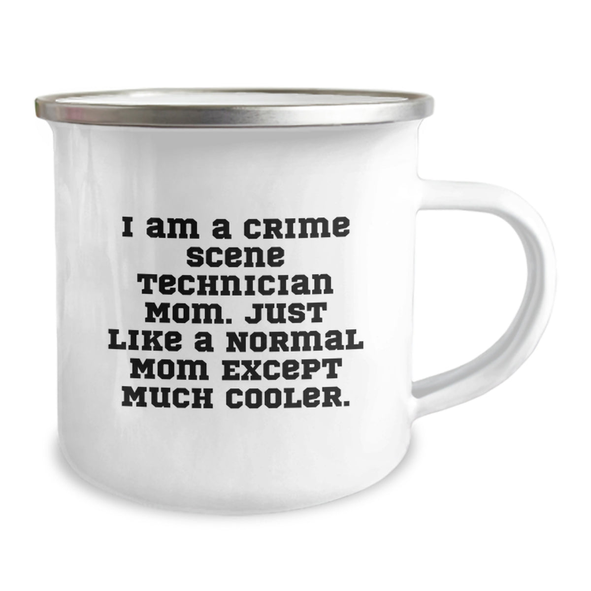 Crime Scene Technician Keepsake Camping Mug for Him Birthday Gift - Image 2