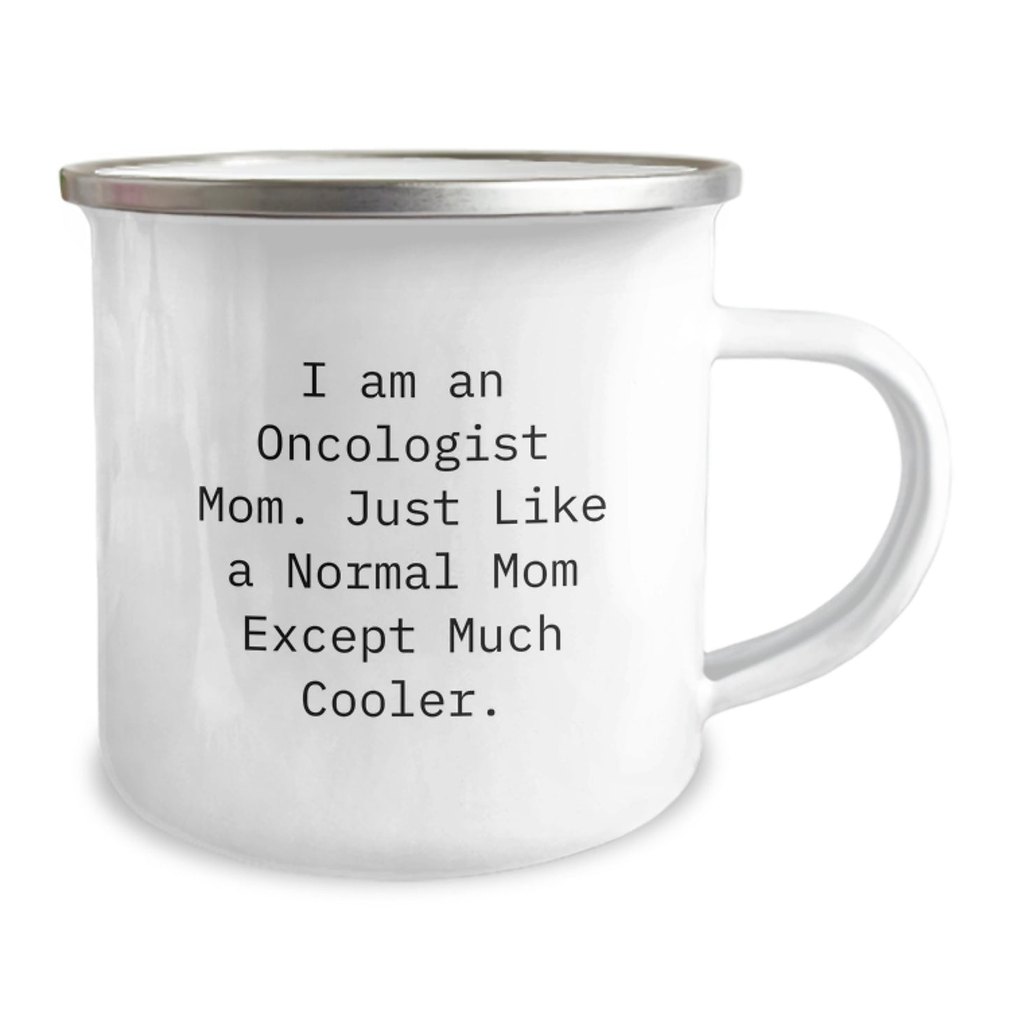 Oncologist Keepsake Camping Mug Birthday Gift for Him, Cool Edition - Image 2