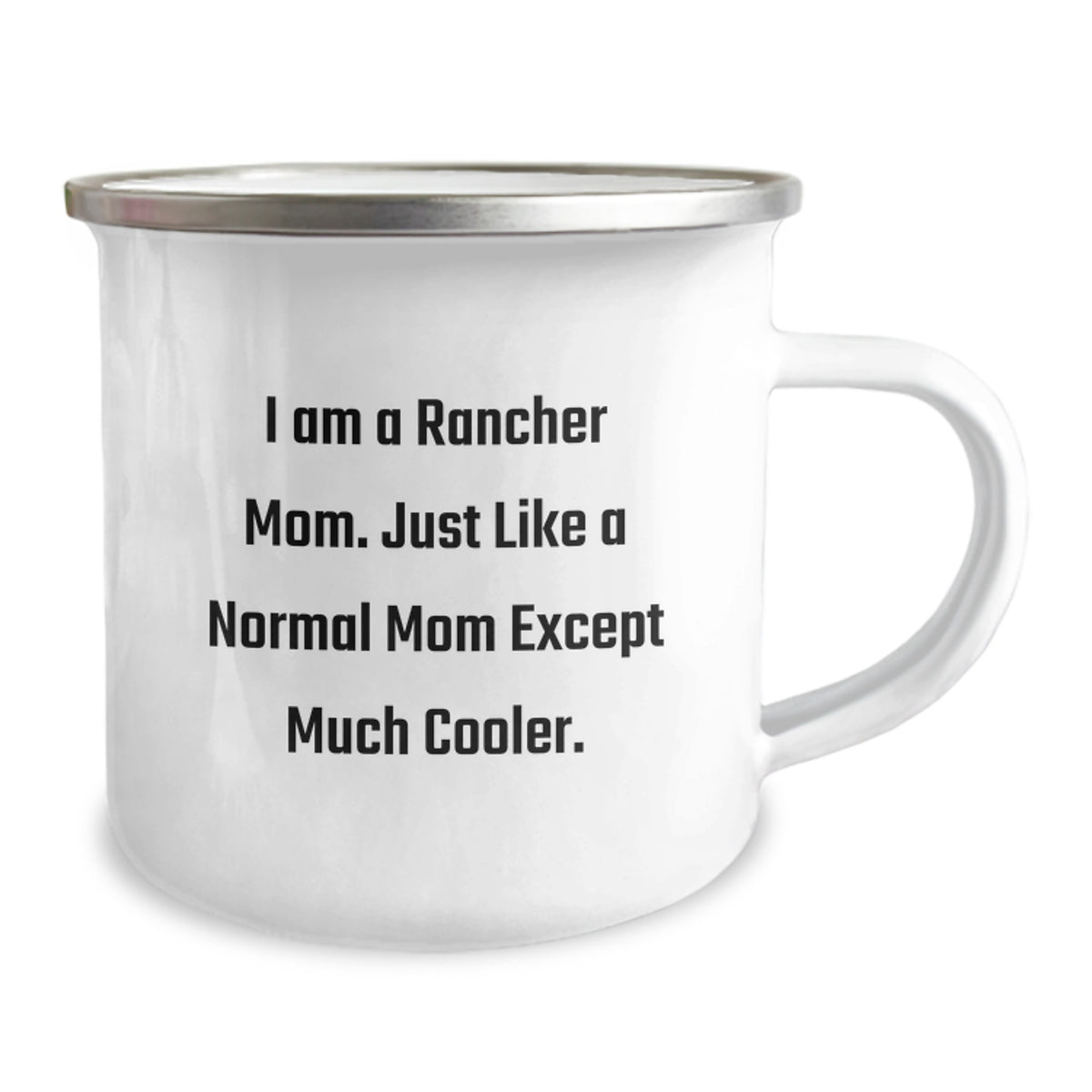 Rancher Keepsake Camping Mug for Him Birthday Gift Stainless Steel 12oz - Image 2