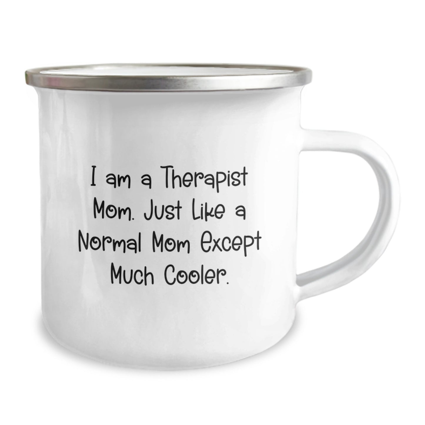 Therapist Mom Keepsake Camping Mug for Him Birthday Gift – Cool Mom - Image 2