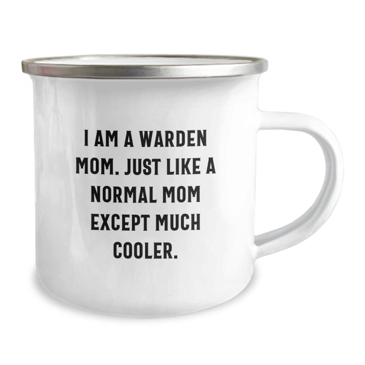 Warden Gifts from Mom, Funny Camping Mug, Perfect for Warden Graduation Unique Gifts - I Am A Warden Mom, Except Much Cooler, Men Women Friends Family - Image 2