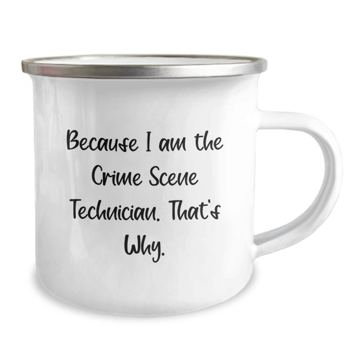 Crime Scene Technician Gift for Him - Inspiring Keepsake Camping Mug - Image 2