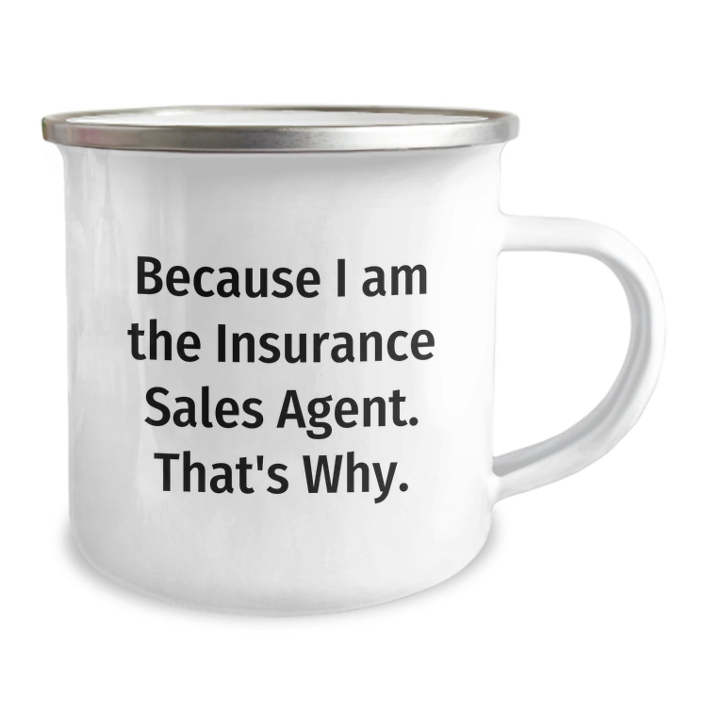 Insurance Sales Agent Camping Mug Gift for Him - A Motivational Keepsake - Image 2