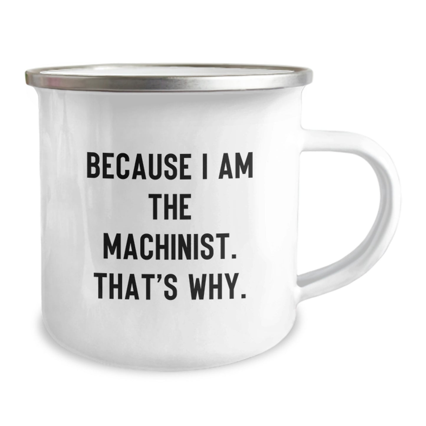 Birthday Gift Machinist Camping Mug Stainless Bold Present for Her - Image 2