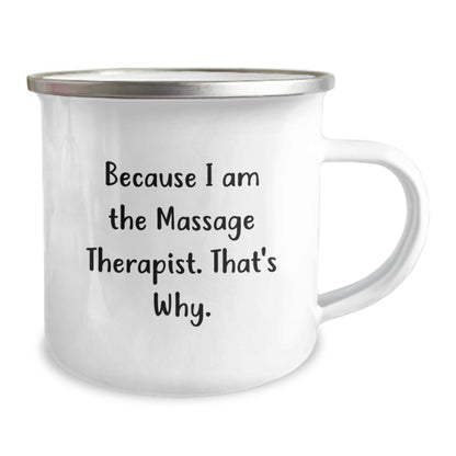 Massage Therapist Premium Keepsake Camping Mug for Him Birthday Gift - Image 2