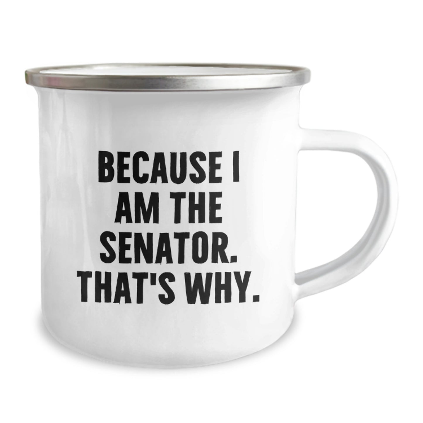 Funny Gift for Senator Lover, Because I Am The Senator That's Why! Valentine's Unique Gifts from Friends - Image 2
