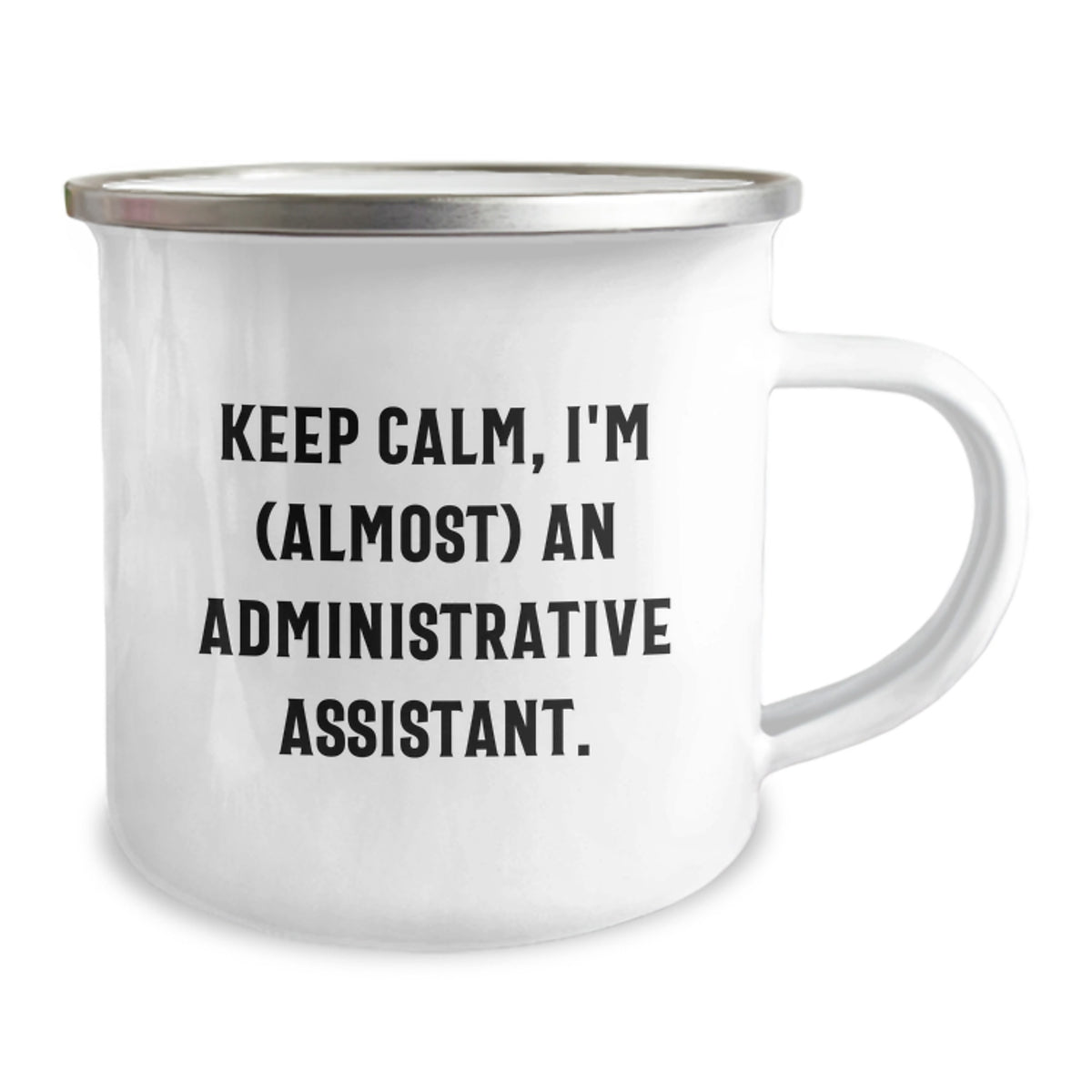 Administrative Assistant CampingMug GiftforFriends – Keep Calm - Image 2