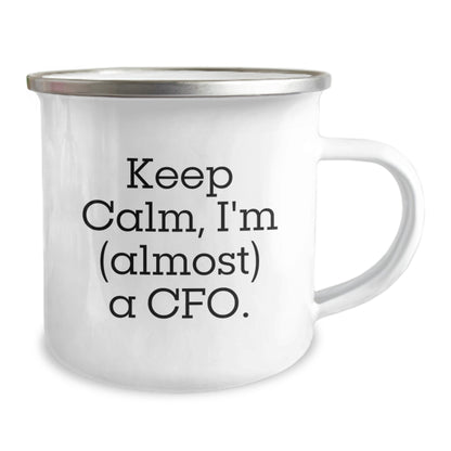 Cfo Keepsake Camping Mug Gift for Him - Keep Calm Quote - Image 2