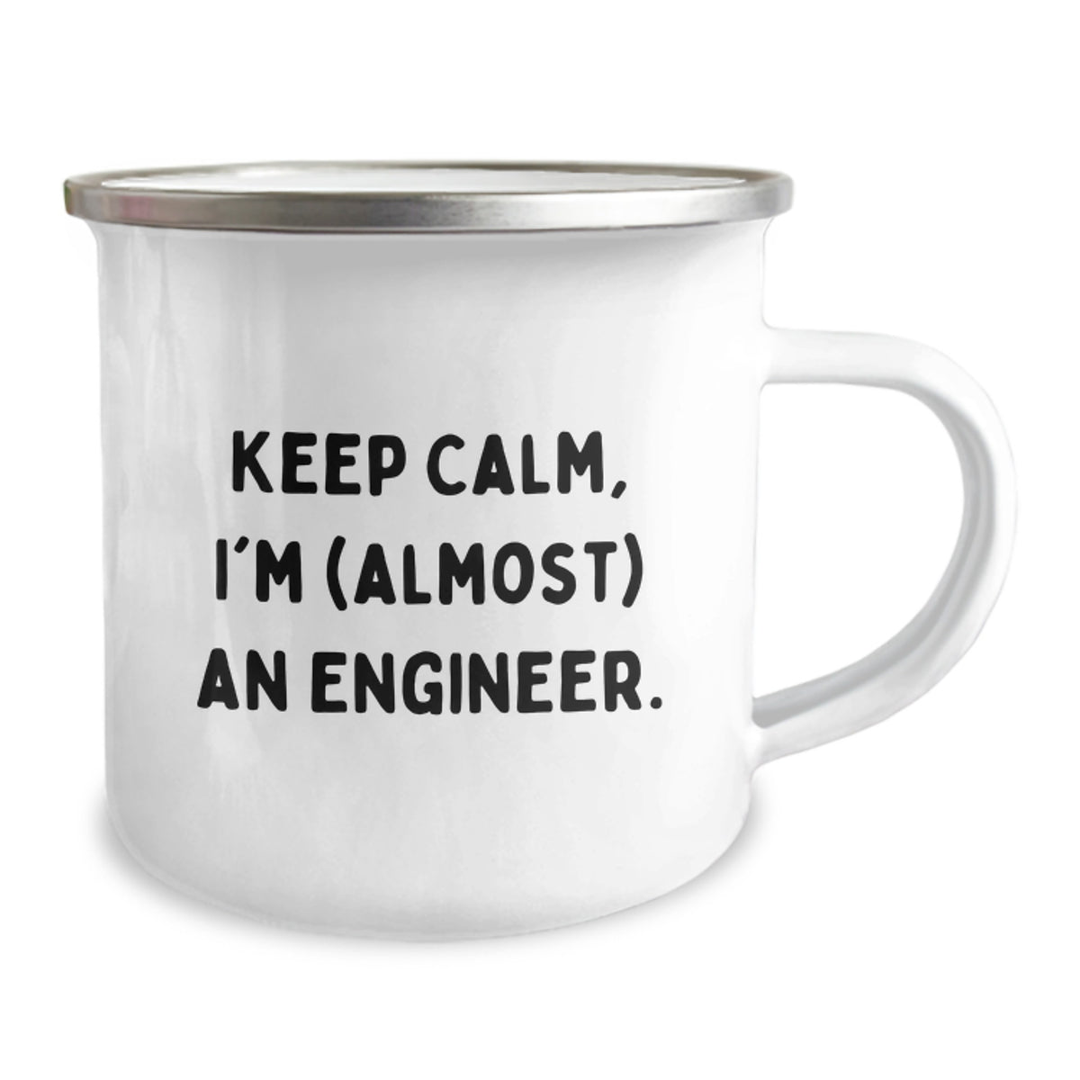 Engineer Gift for Him Keep Calm Keepsake Camping Mug - Image 2