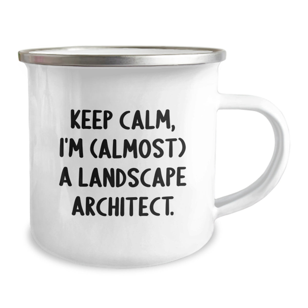 Landscape Architect Gift for Him - Keep Calm Keepsake Camping Mug - Image 2