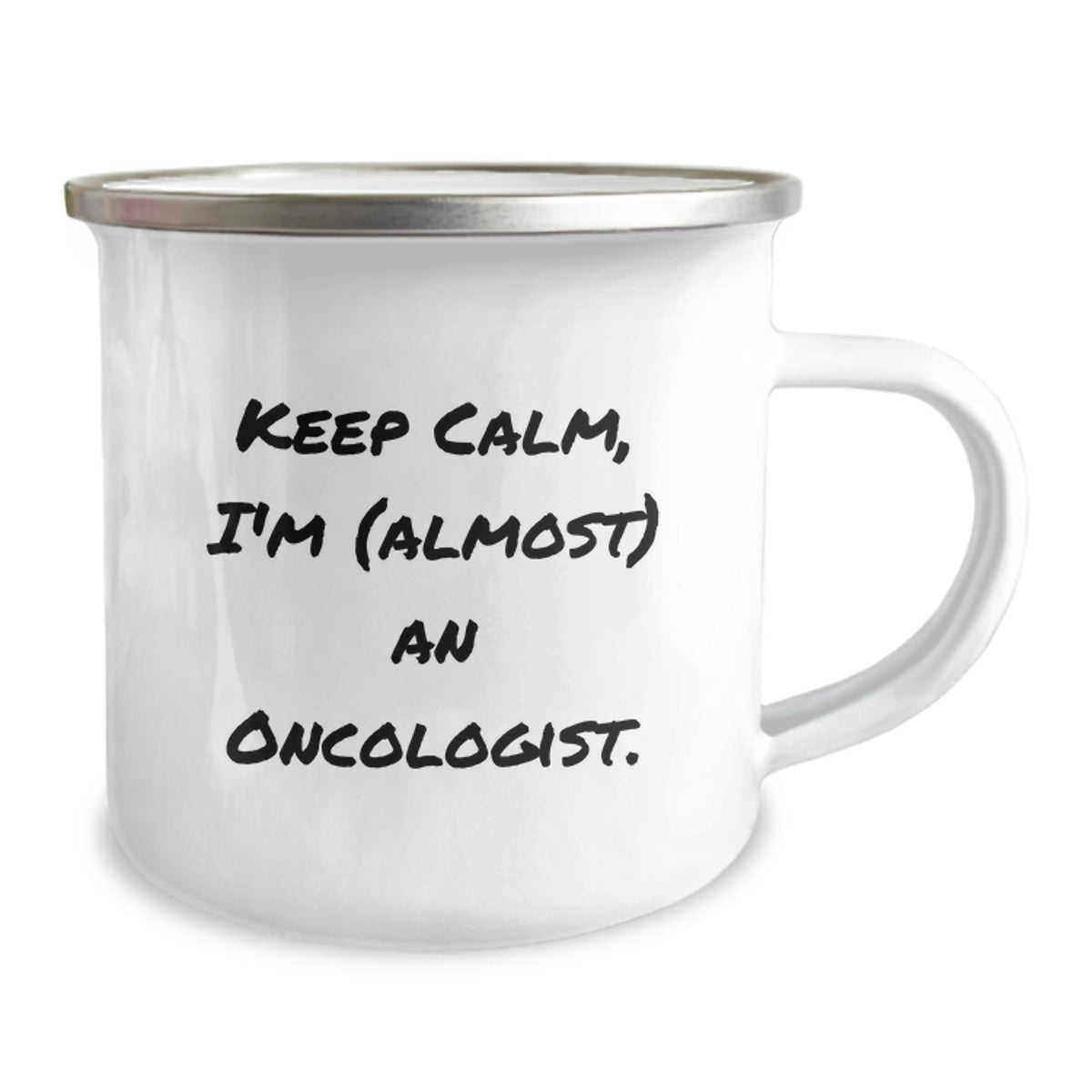 Oncologist Gift for Him Keep Calm, I'm (Almost) An Oncologist Keepsake - Image 2