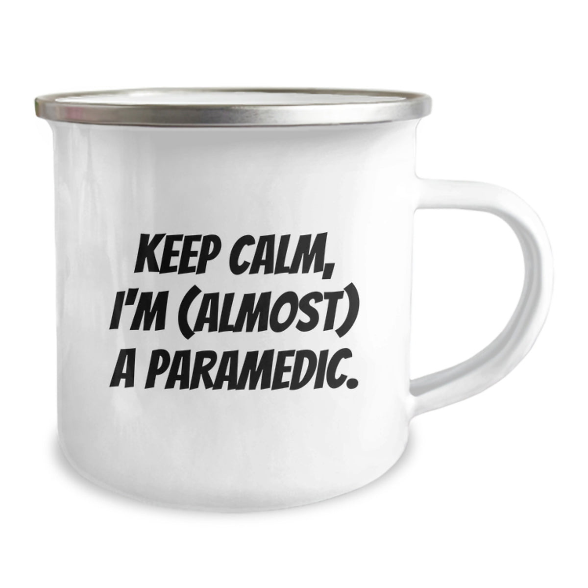 Camping Mug Gift for Coworkers - Keep Calm, I'm (almost) A Paramedic - Image 2
