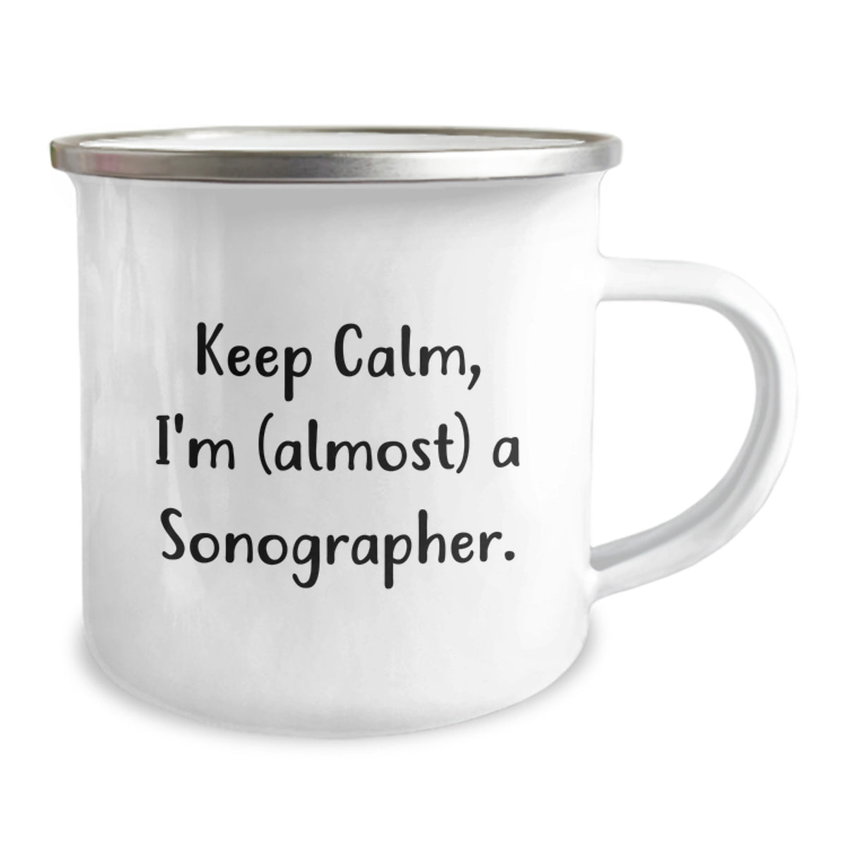 Sonographer Keepsake Gift for Him - Keep Calm, I'm (Almost) A - Image 2
