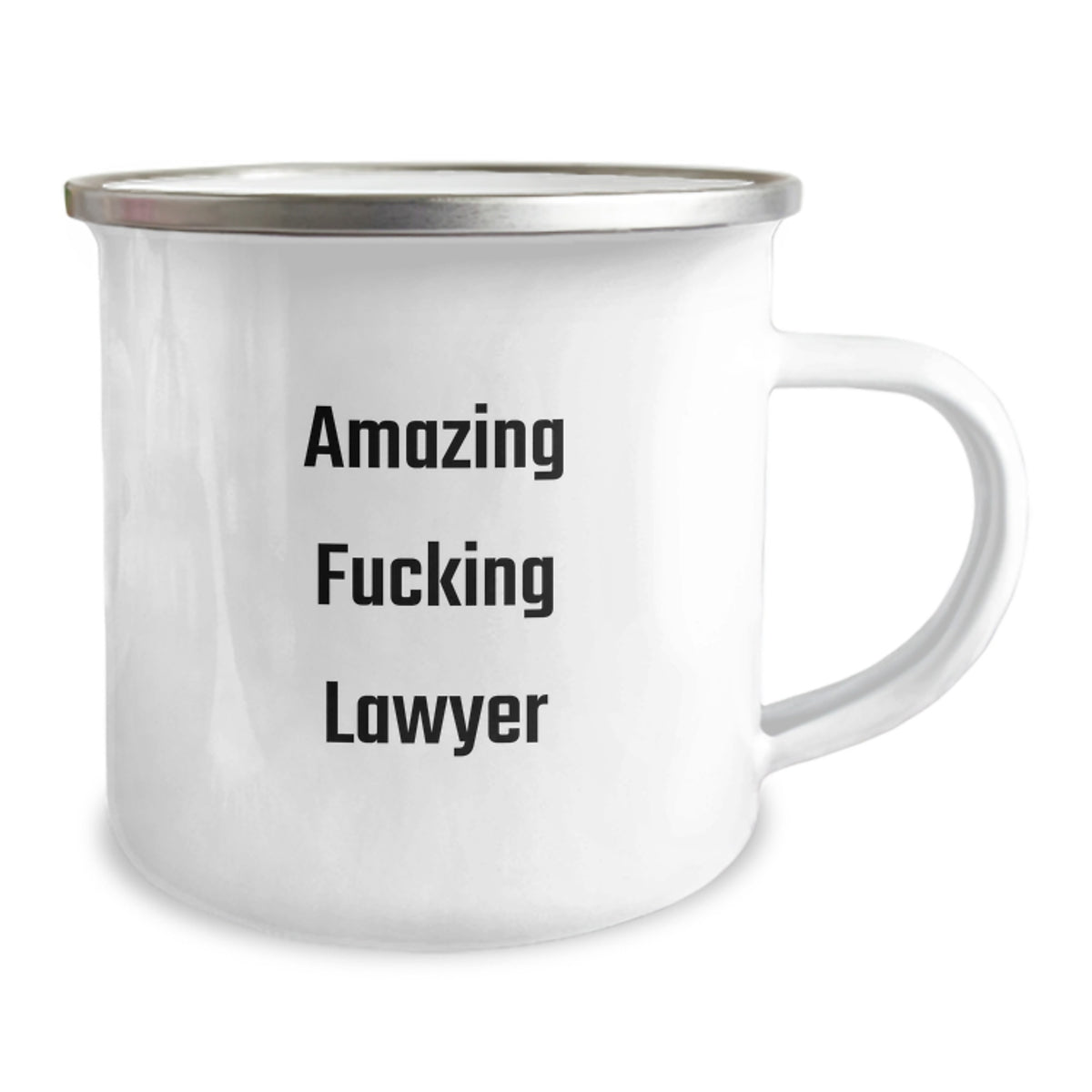 Lawyer Gift for Him - Amazing Fucking Lawyer Camping Mug Keepsake - Image 2