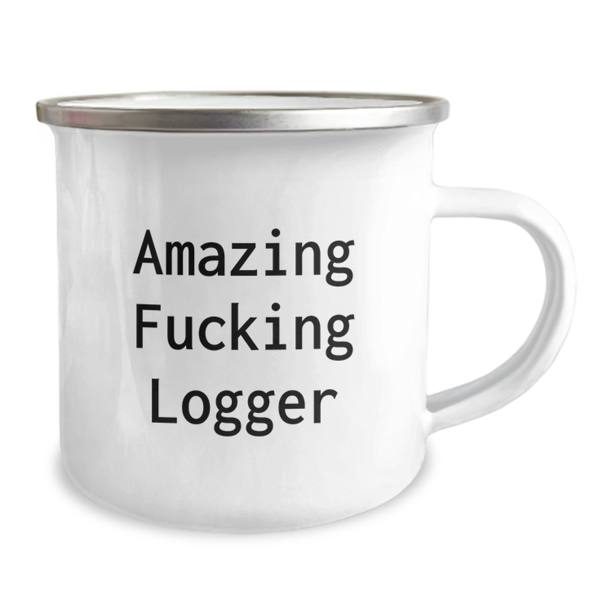 Logger Keepsake Gift for Him - Amazing Fucking Logger Camping Mug - Image 2