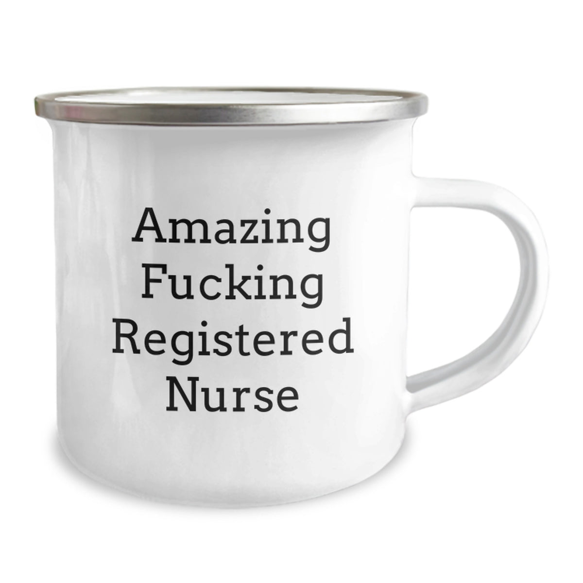 Registered Nurse Gift for Him - Amazing Fucking Nurse Camping Mug - Image 2