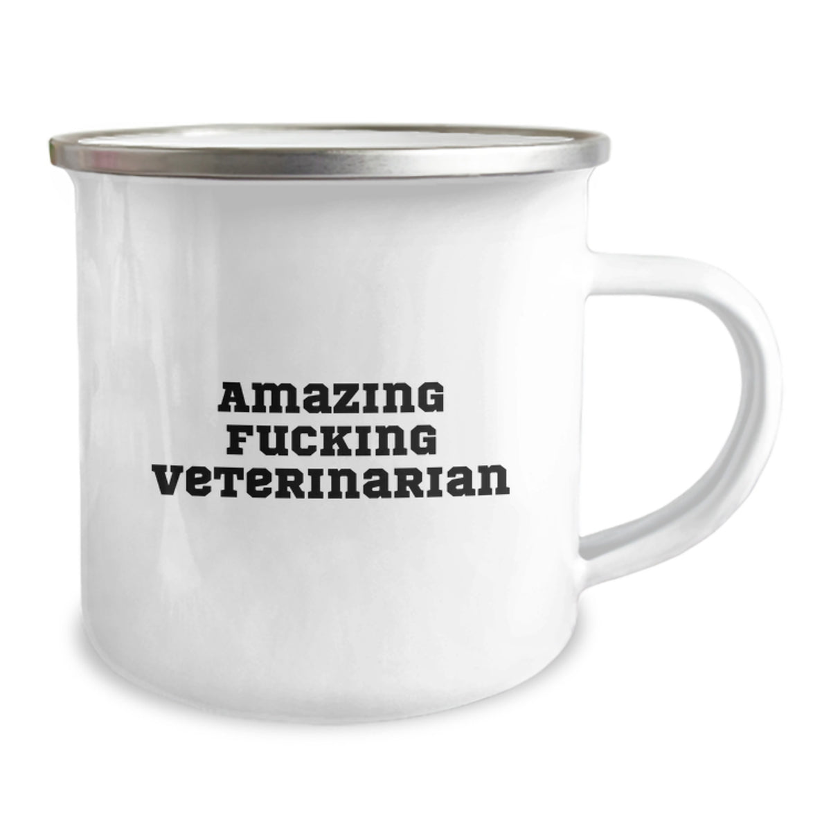 Christmas Gift for Her - Amazing Fucking Veterinarian Camping Mug - Image 2
