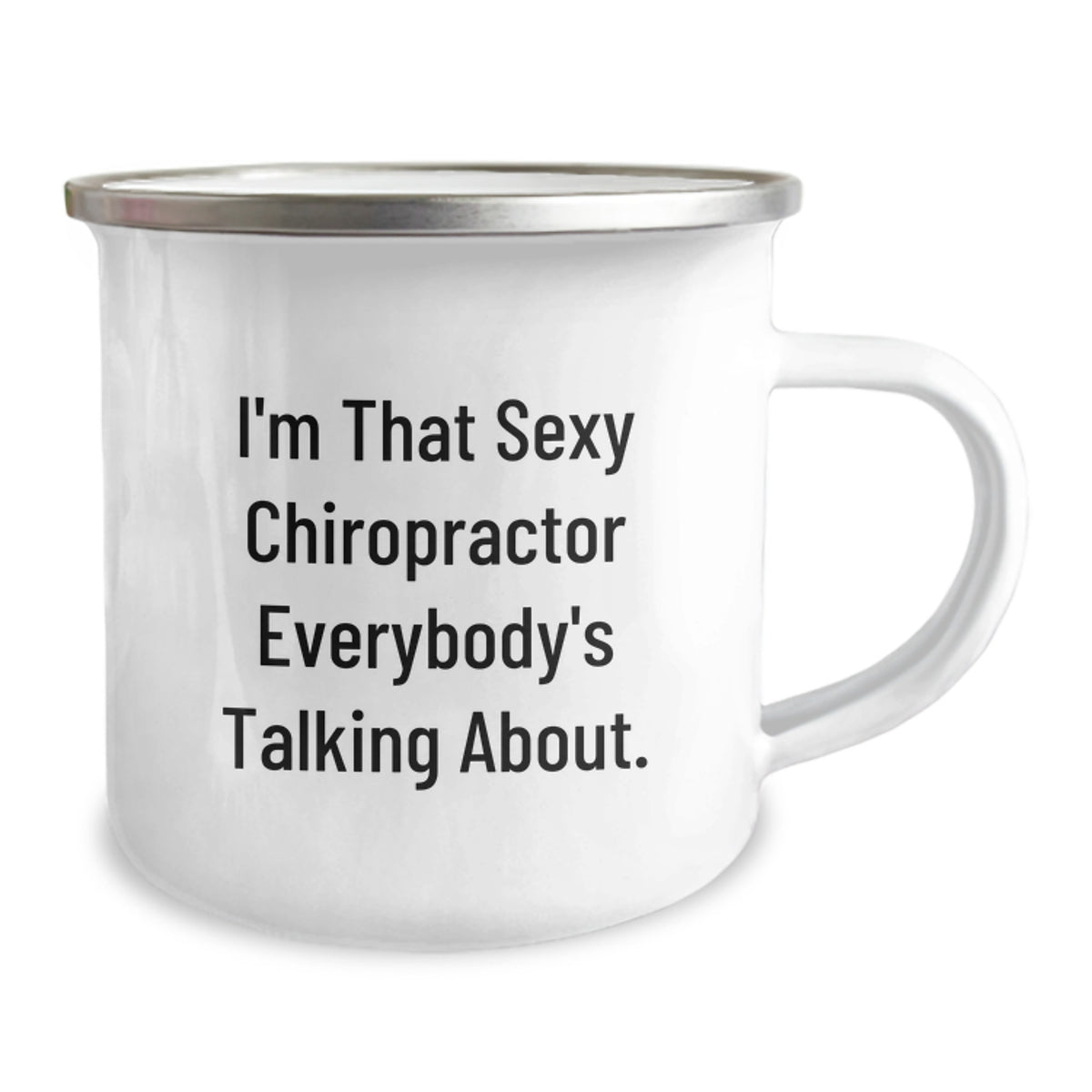 Playful Chiropractor Camping Mug Gift for Friends - Novelty Keepsake - Image 2