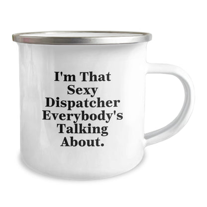 Christmas Gift for Her - Sexy Dispatcher Camping Mug Present - Image 2
