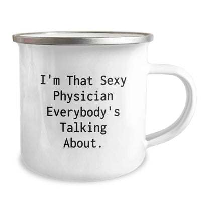 Physician Gift for Him Witty Camping Mug Keepsake - Sexy Quote - Image 2