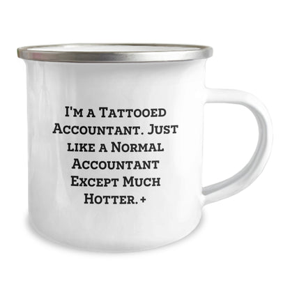 Accountant Gift for Him A Playful Tattooed Accountant Keepsake Mug - Image 2