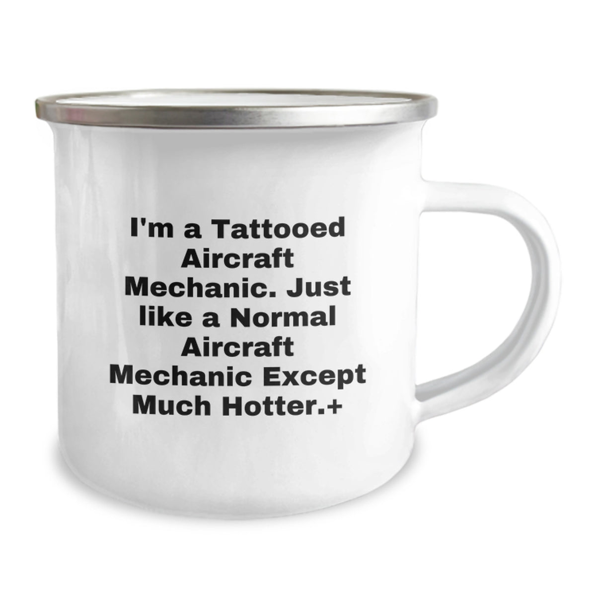 Christmas Gift for Her Playful Aircraft Mechanic Camping Mug - Image 2