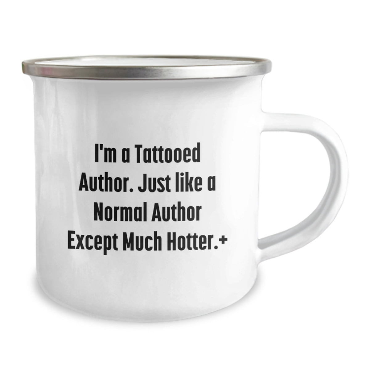 Sassy Tattooed Author Novelty Camping Mug Gift for Friends - Image 2