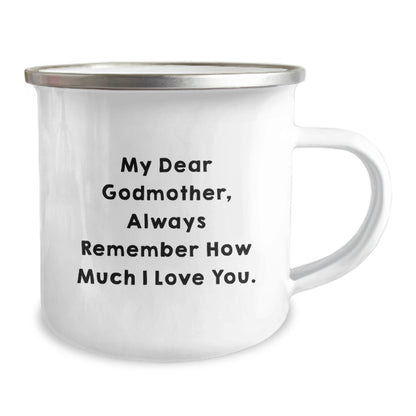 Funny Godmother Gifts from Men, Unique Birthday Unique Gifts for Godmother, Funny Quote 'My Dear Godmother, Always Remember How Much I Love You.' Gifts - Image 2